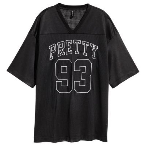 NWT H&M Mesh  T-shirt Women Size M US - Picture 2 of 3